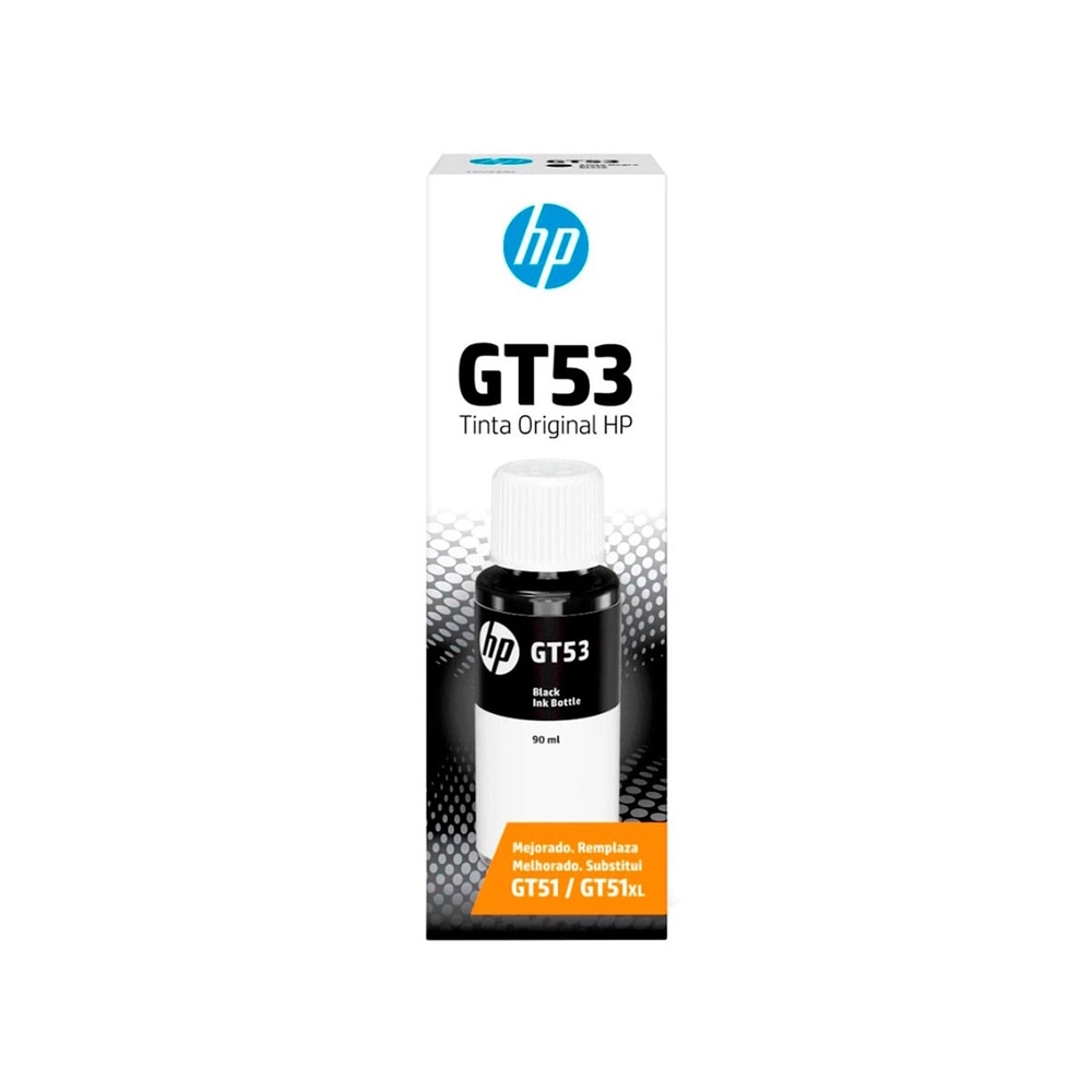 Garrafa de Refil Hp Inc GT53 Preto 90ML 1VV22AL