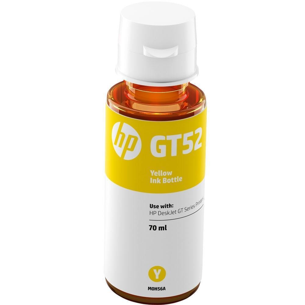 Garrafa de Tinta Original Amarela HP GT52 (M0H56AL) Para HP Deskjet 5810, 5820, HP