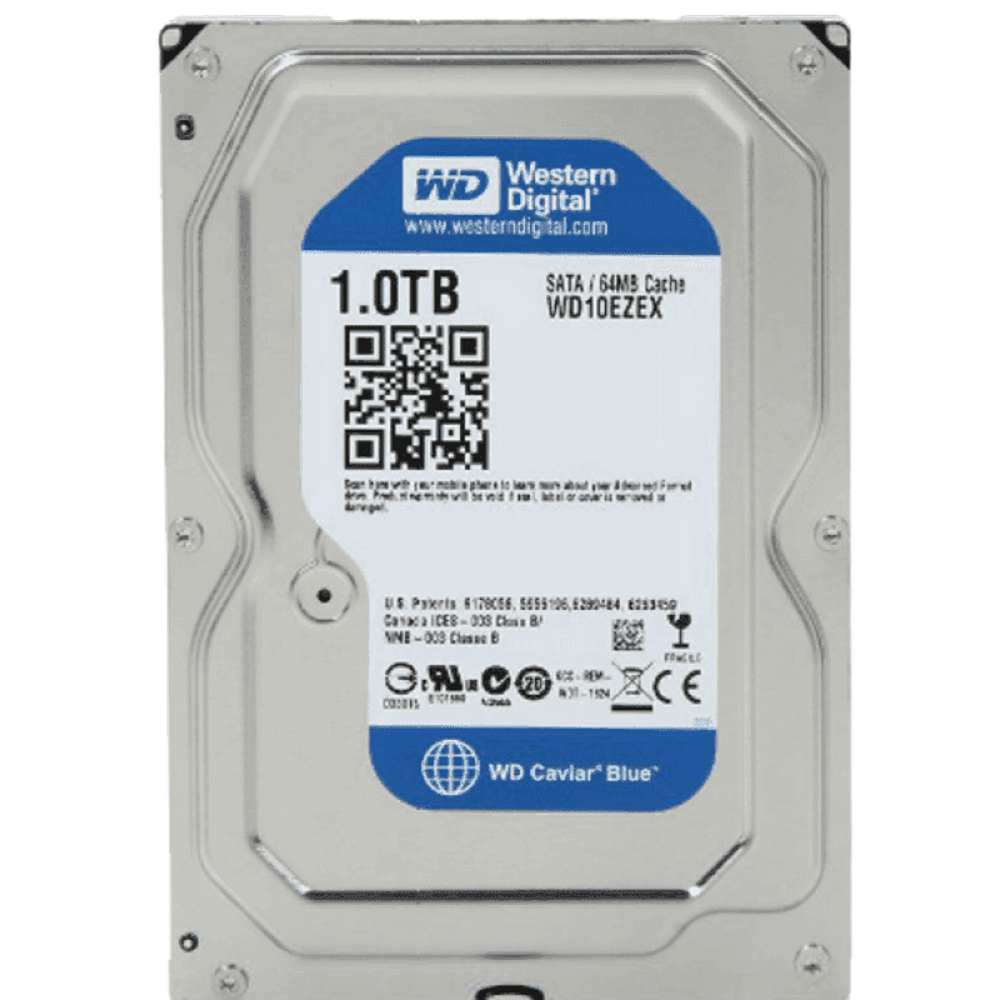 HD Western Digital 1TB, Sata III, 7200RPM, 64MB, WD10EZEX