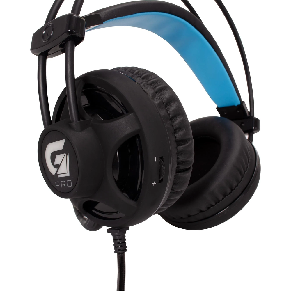 Headset Gamer Fortrek PRO H2 com LED Azul, P2, Preto - H2