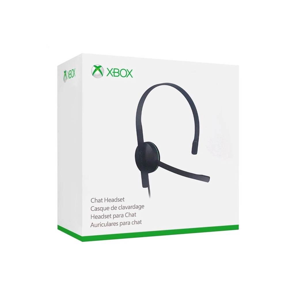 Headset Microsoft Chat Wired  (Preto com Fio) - Xbox One