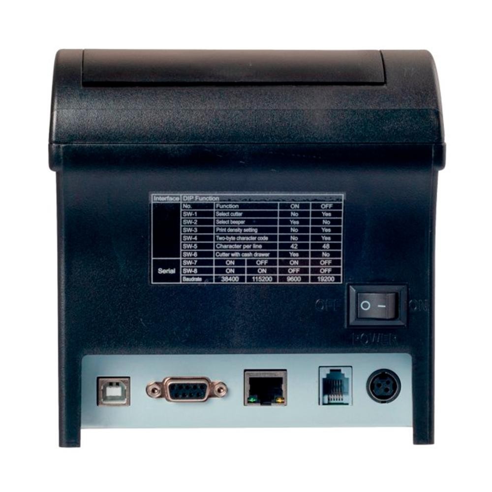 Impressora de Cupons Elgin I8, USB, Ethernet, Bivolt, Guilhotina, Preto