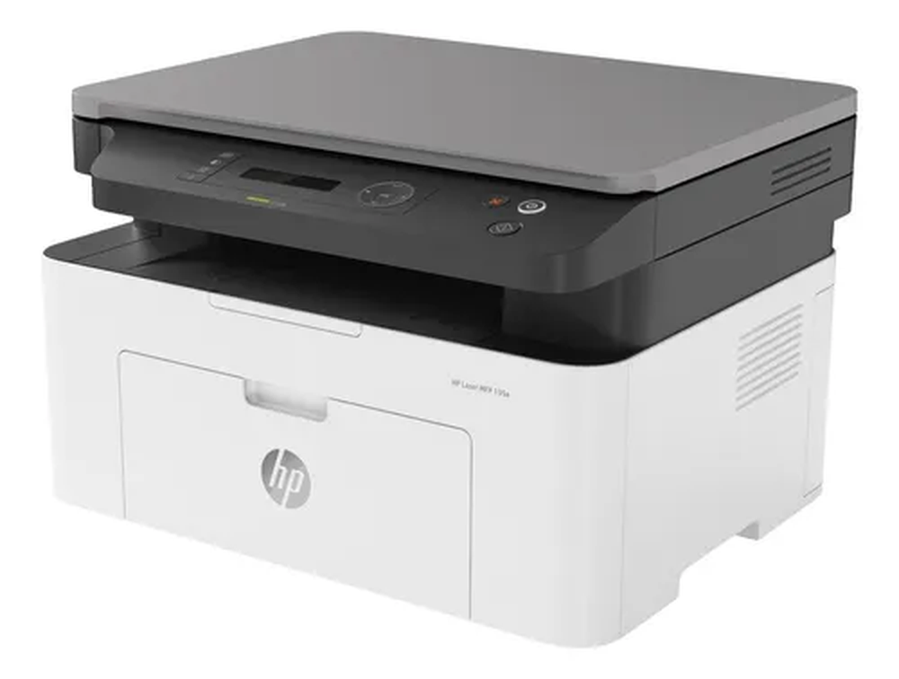 Impressora multifuncional HP Laser MFP 135a branca e cinza 110V - 127V