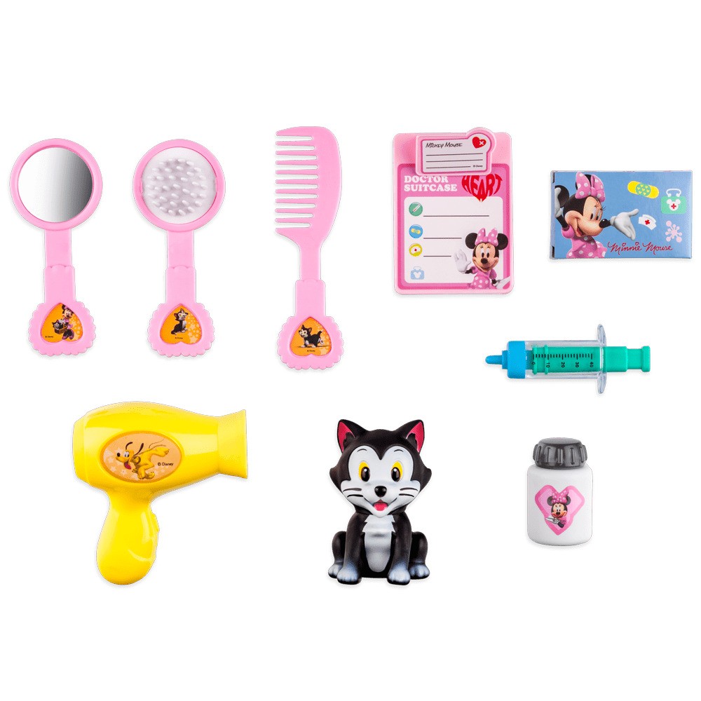 Maleta Luxo Minnie Pet Shop Com Acessórios Multikids - BR1562