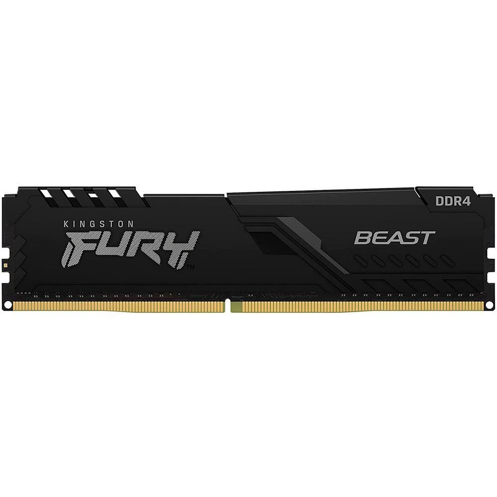 Memória Kingston Fury Beast 8GB, 3200MHz, DDR4, Cl16, Preto