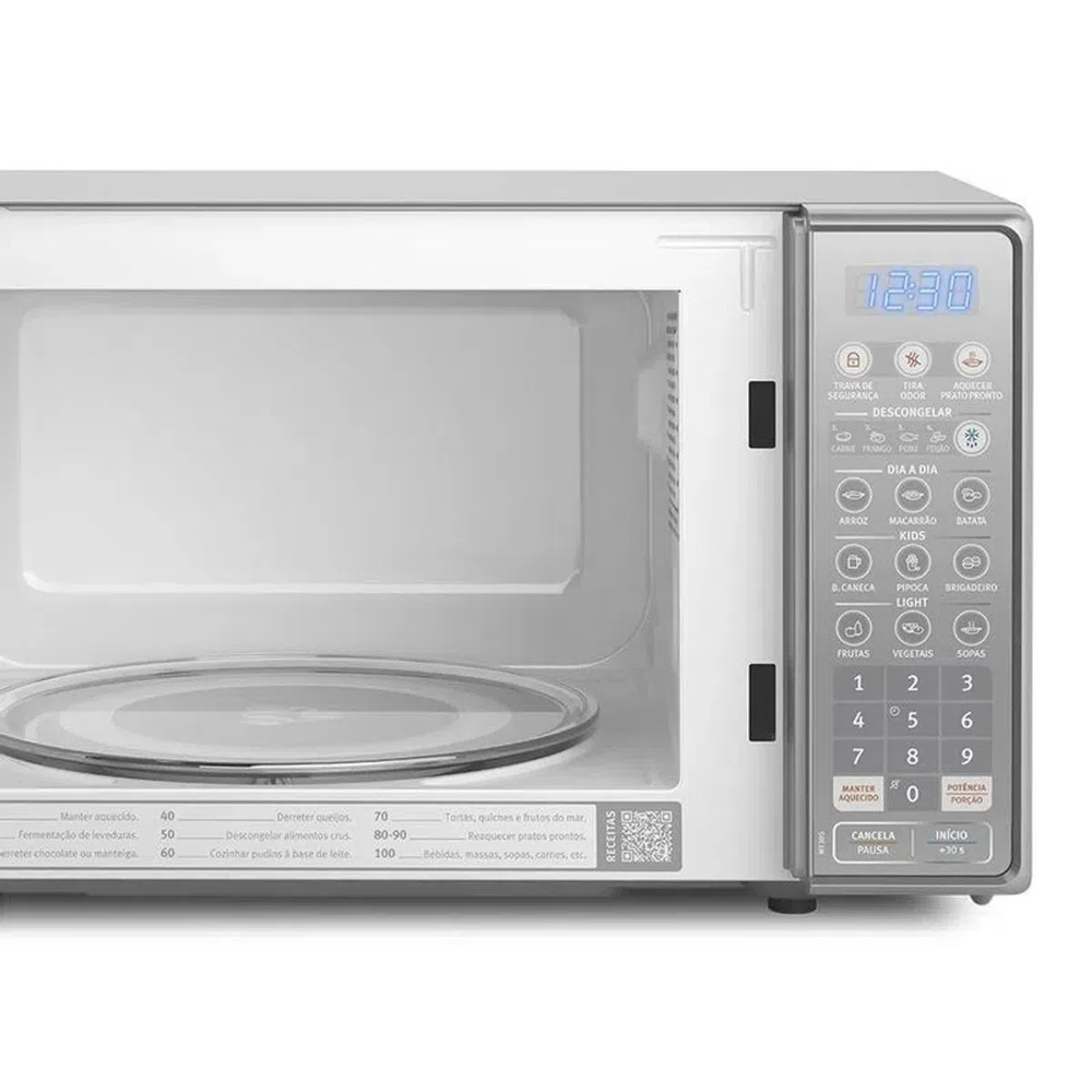 Micro-ondas espelhado Electrolux 20L com Tira Odor MT30S