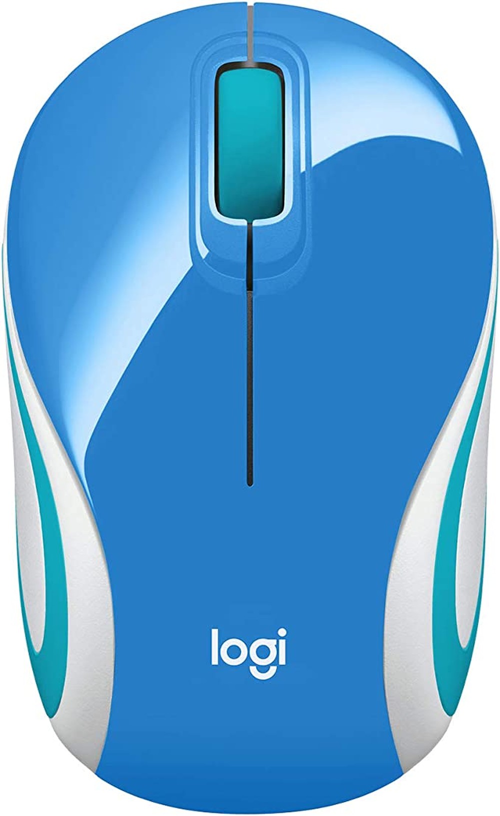 Mini Mouse sem fio Logitech M187 USB Wireless - Palace Azul