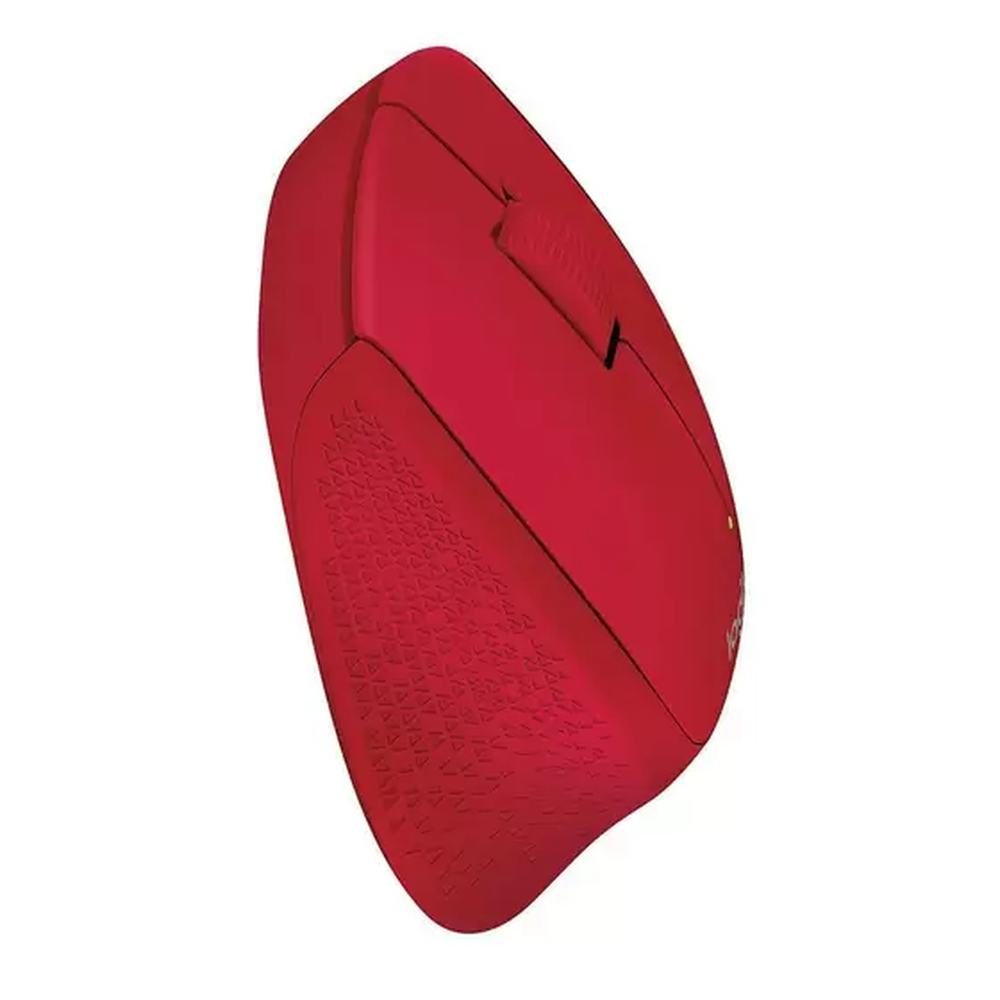 Mouse Sem fio M280 Vermelho USB Nano, Logitech