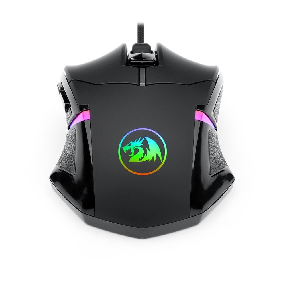 Mouse Gamer Redragon Centrophorus 2 RGB, 7200DPI, 6 Botões, Preto - M601-RGB