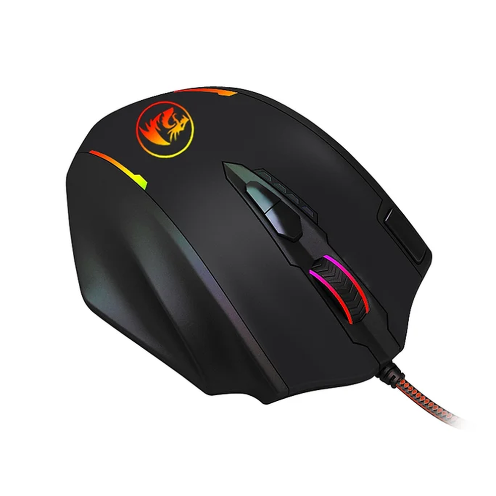 Mouse Gamer Redragon Impact M908 Chroma RGB 12.400 dpi - Preto