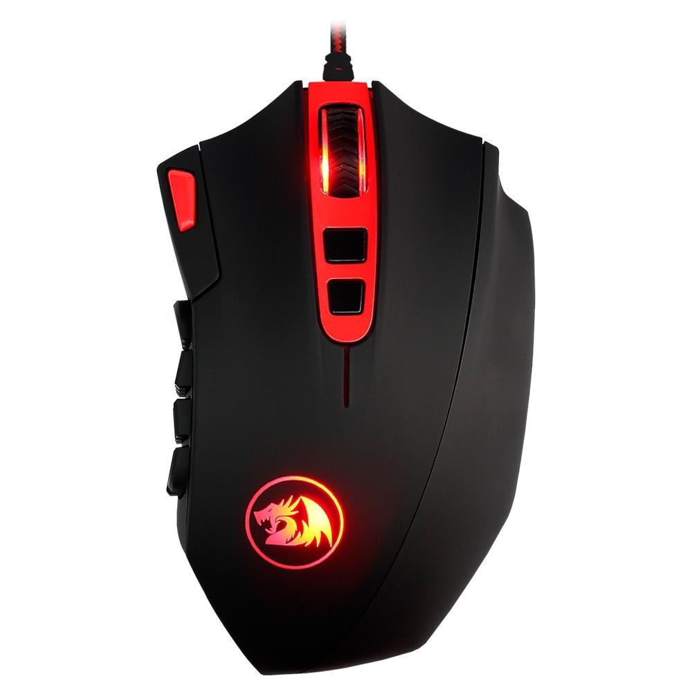 Mouse Gamer Redragon Perdition 3, RGB Chroma, 12400DPI, 18 Botões, USB, Preto - M901-2