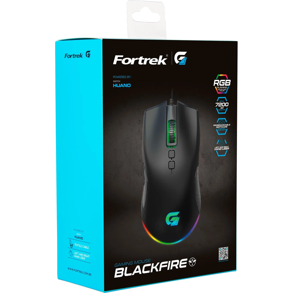 Mouse Gamer RGB Blackfire Fortrek