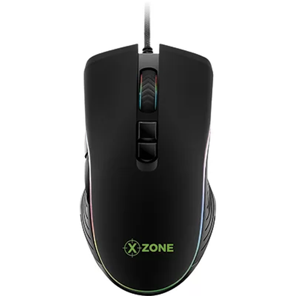 Mouse Gamer Xzone 4800dpi Preto USB Led RGB gmf01