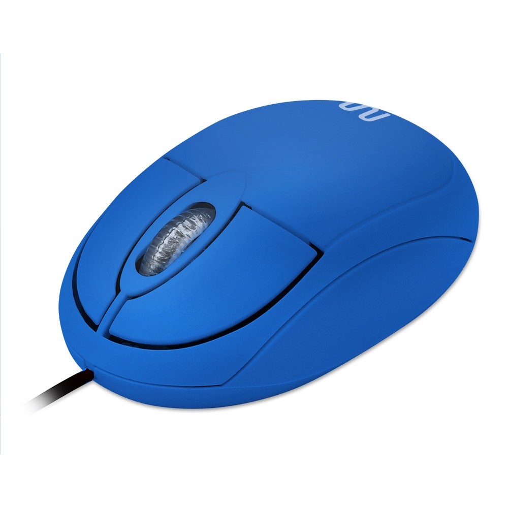 Mouse Multilaser Classic Box, Óptico, Full 1200DPI, USB, Azul - Mo305