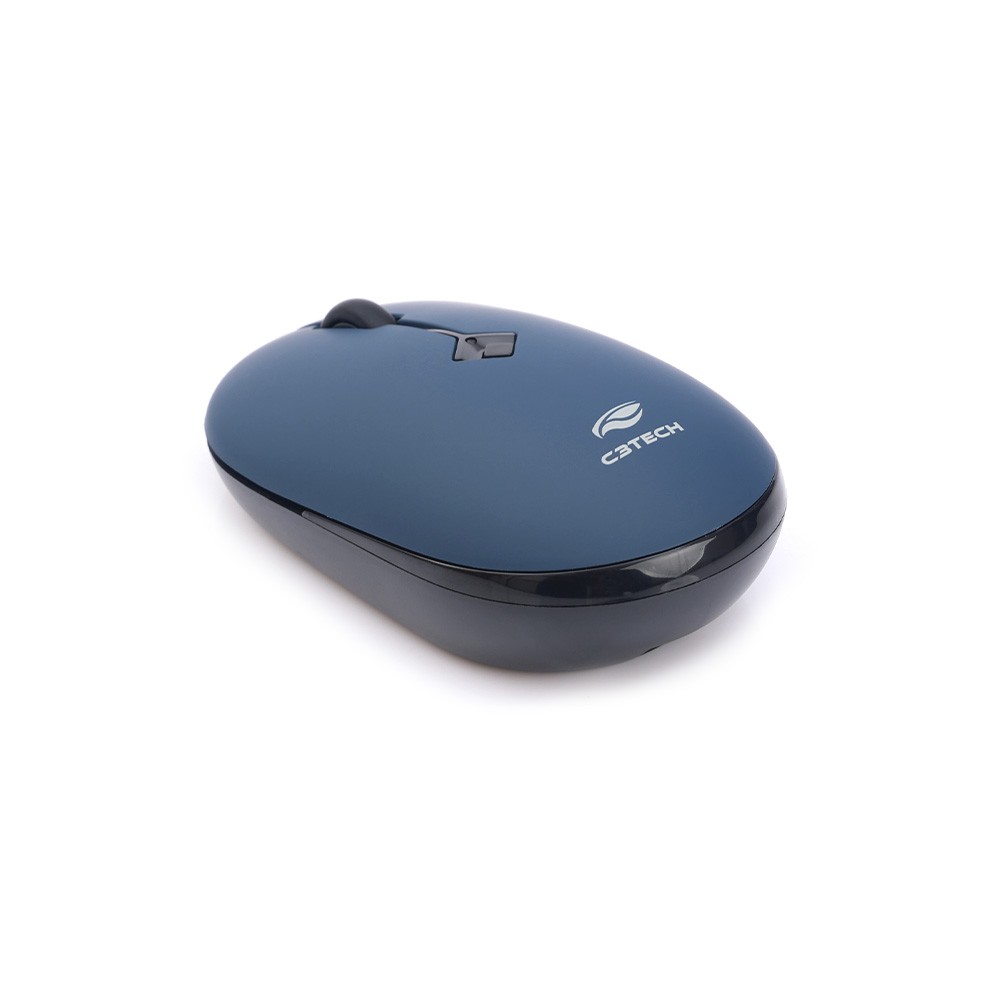 MOUSE SEM FIO C3TECH M-W60BL - 2.4GHZ - 1600DPI - AZUL