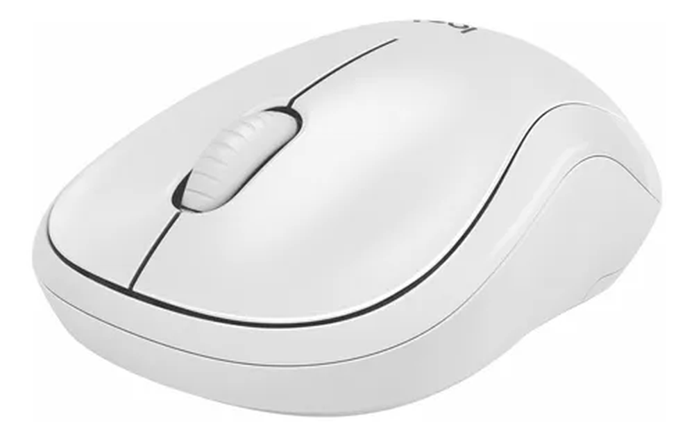 Mouse sem fio Logitech M220 Silent branco