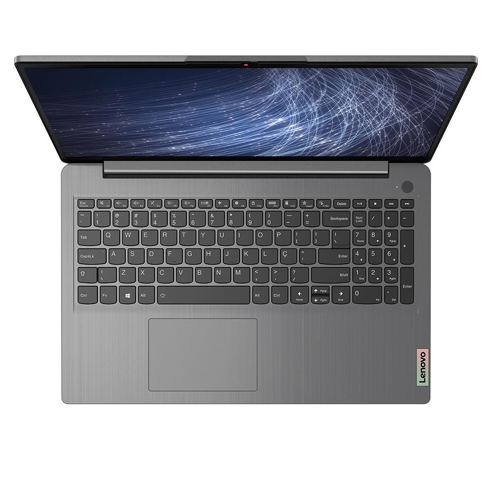 Notebook Lenovo Ultrafino Ideapad Ryzen 5-5500U, 8GB, 256GB SSD, 15.6 Full HD, Linux, Cinza