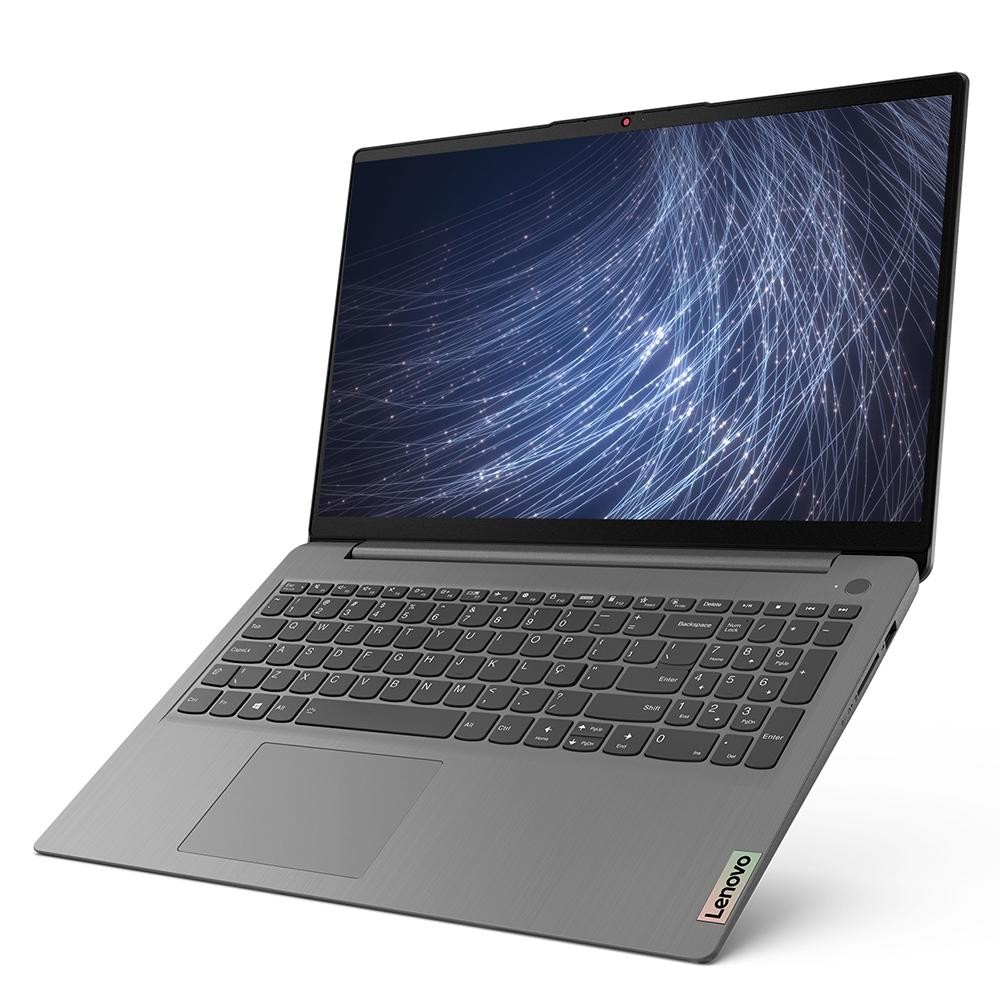 Notebook Lenovo Ultrafino Ideapad Ryzen 5-5500U, 8GB, 256GB SSD, 15.6 Full HD, Linux, Cinza