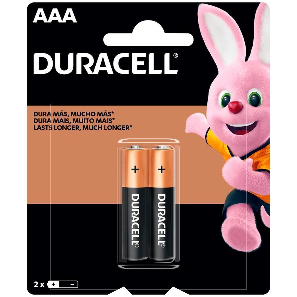 Pilha Alcalina Aaa Duracell - Com 2 Unidades - Mn2400b2