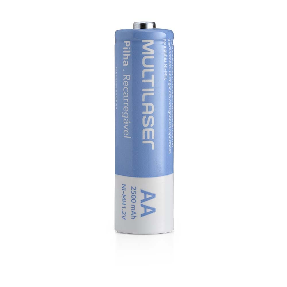 PILHAS RECARREGAVEIS AA (2500MAH) - 4 UNIDADES - CB052