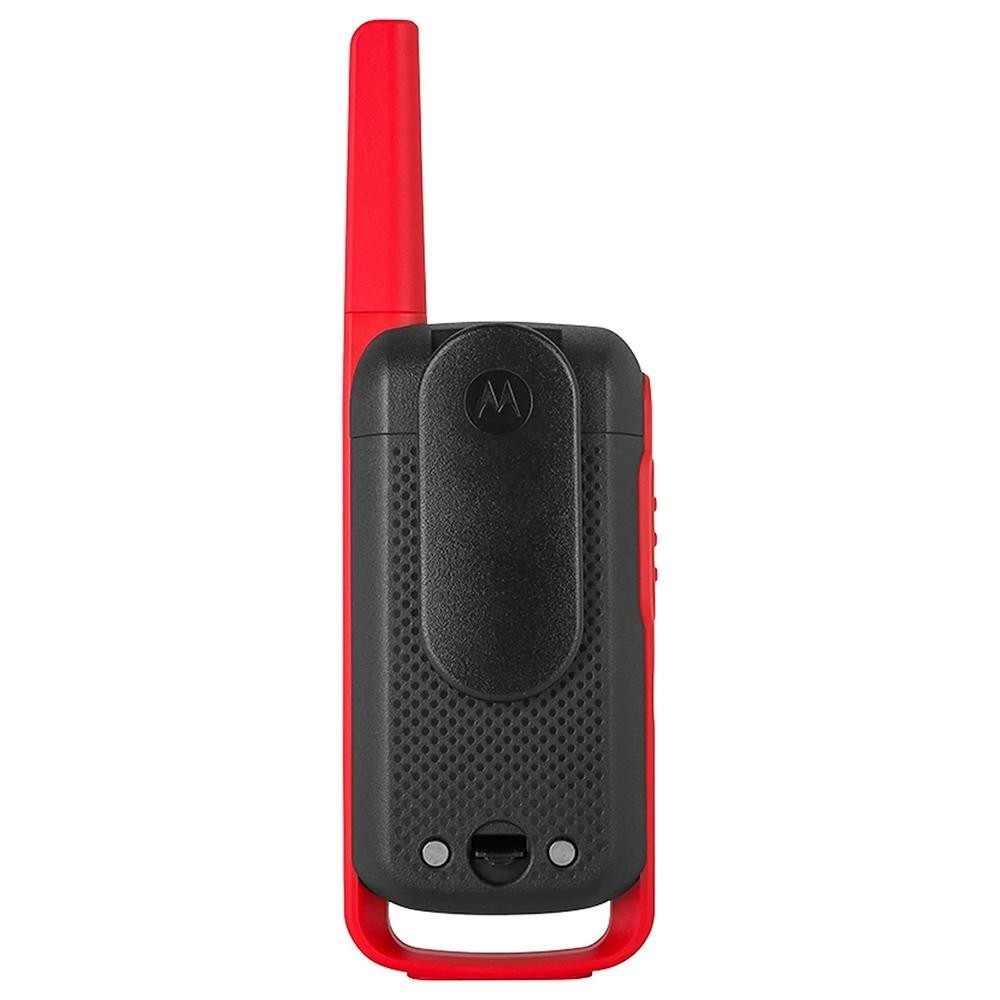 Rádio Comunicador Motorola Talkabout T210BR, 32KM 26 Canais, com Conector para Fone de Ouvido, Supressor de Ruído, Verme