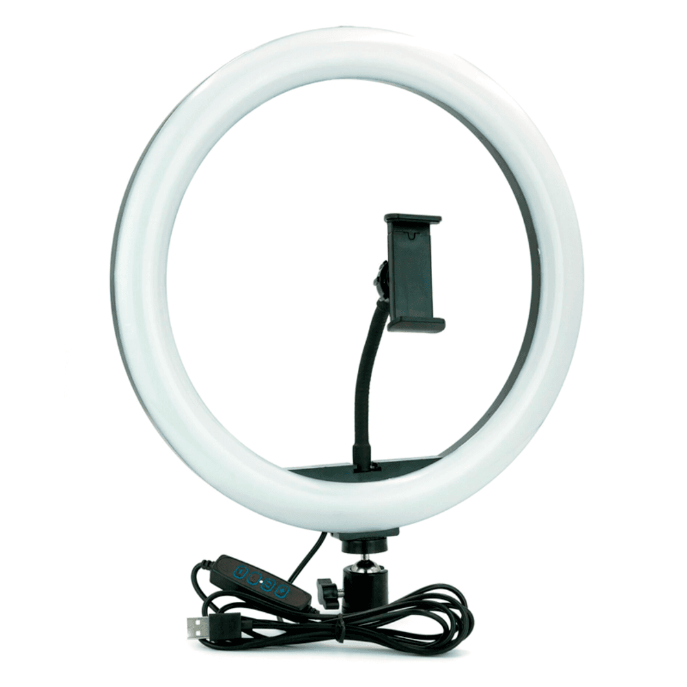 Ring Light Com Suporte Para Celular E Tripé 26cm (10 polegadas)