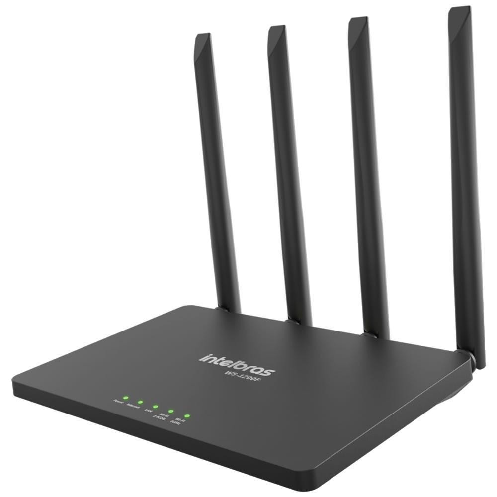 Roteador Wireless Dual Band 2.4/5GHz Mu-Mimo, W5-1200F, Com Preset -Intelbras