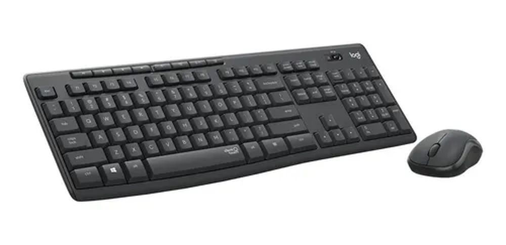 Teclado e Mouse sem fio Logitech MK295 com Digitação e Clique Silencioso, Conexão USB, Pilhas Inclusas e Layout ABNT2