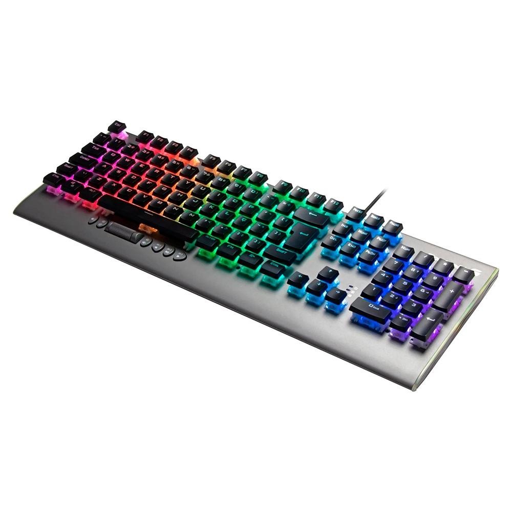 Teclado Mecânico Gamer Fortrek Cruiser, RGB, Switch KRGD Crystal, ABNT2, Dark Grey