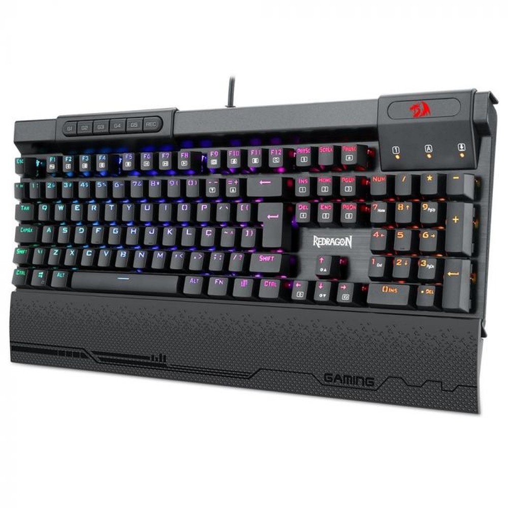 Teclado Mecânico Gamer Redragon Surya 2 K563RGB-1Switch Outemu Blue