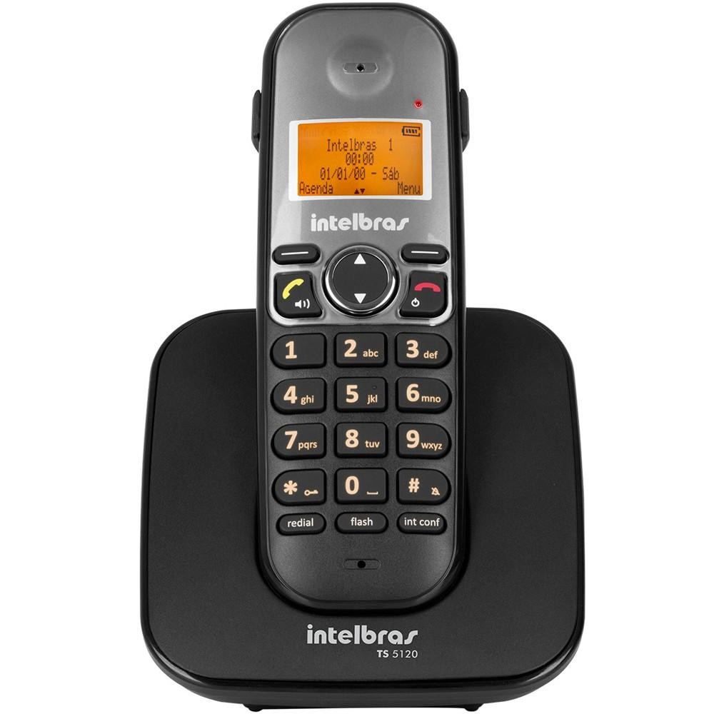 Telefone Intelbras Sem fio Digital TS5120 Preto