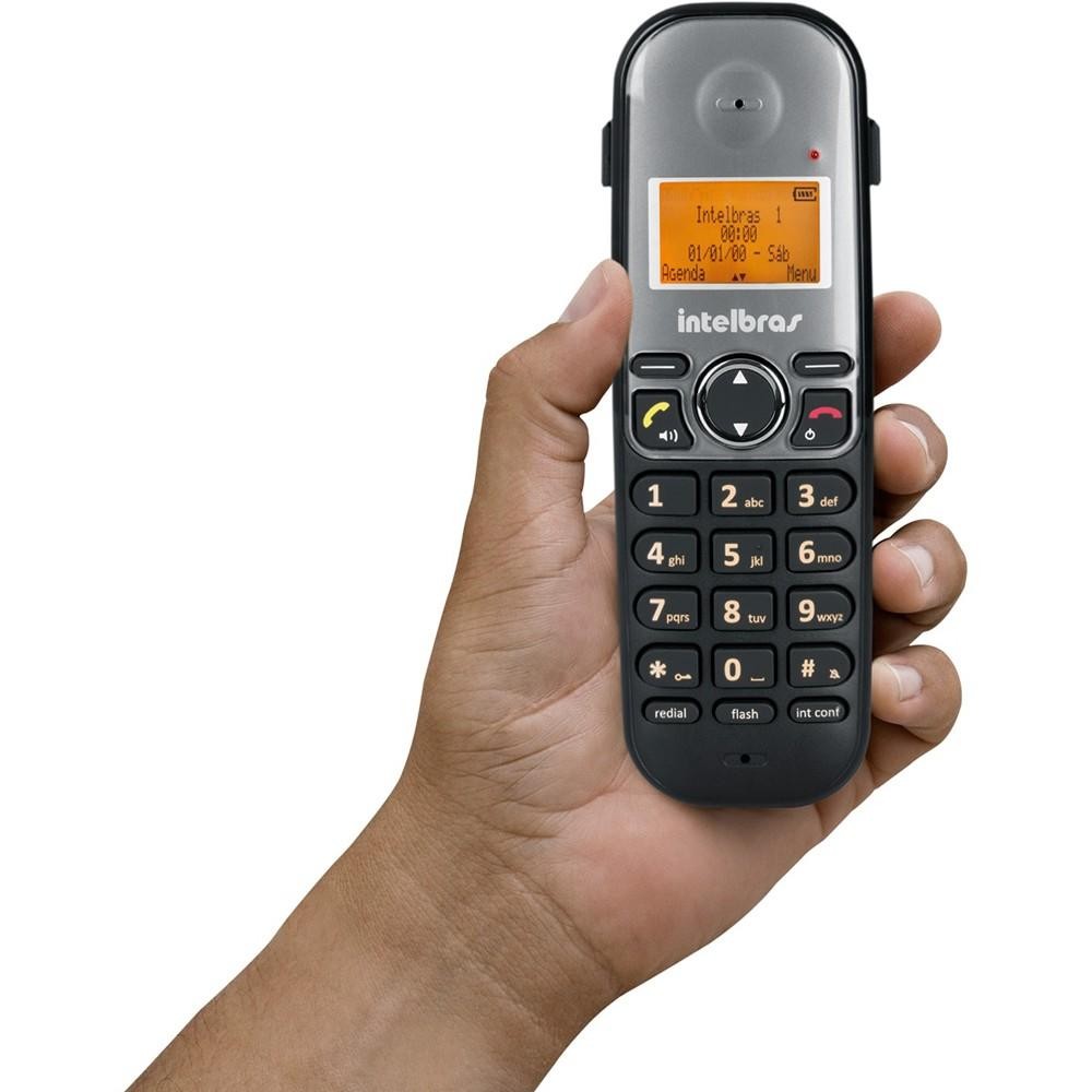 Telefone Intelbras Sem fio Digital TS5120 Preto
