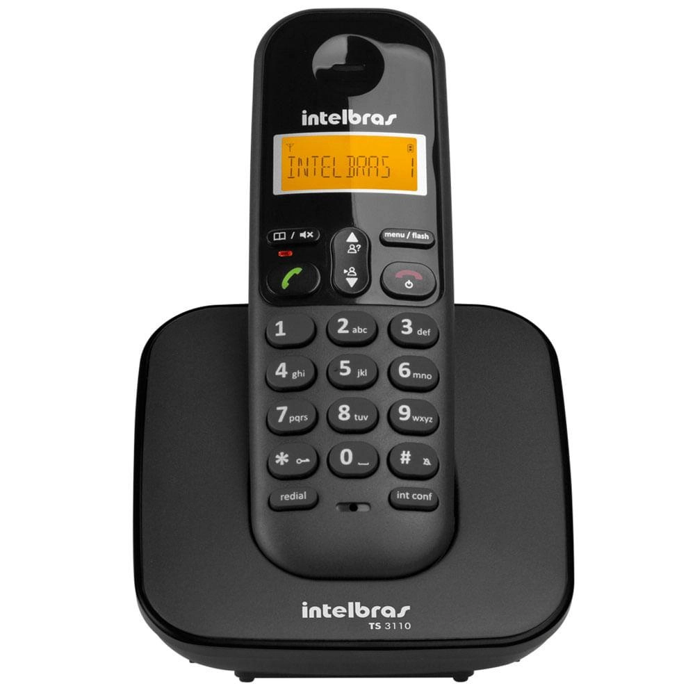 Telefone Intelbras sem Fio TS3110 PT