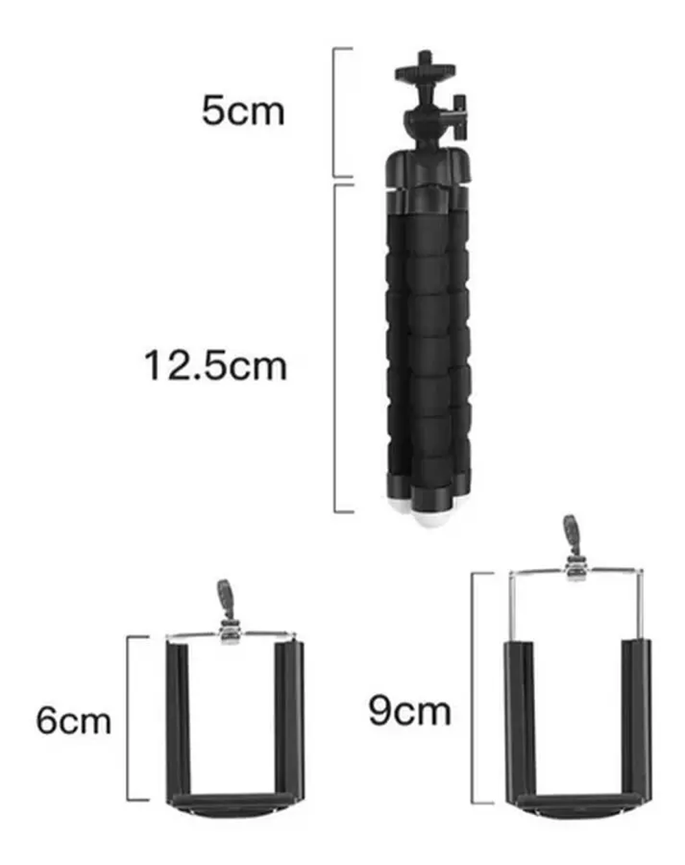 Tripé Suporte Flexível Para Celular Câmera Selfie Le-032