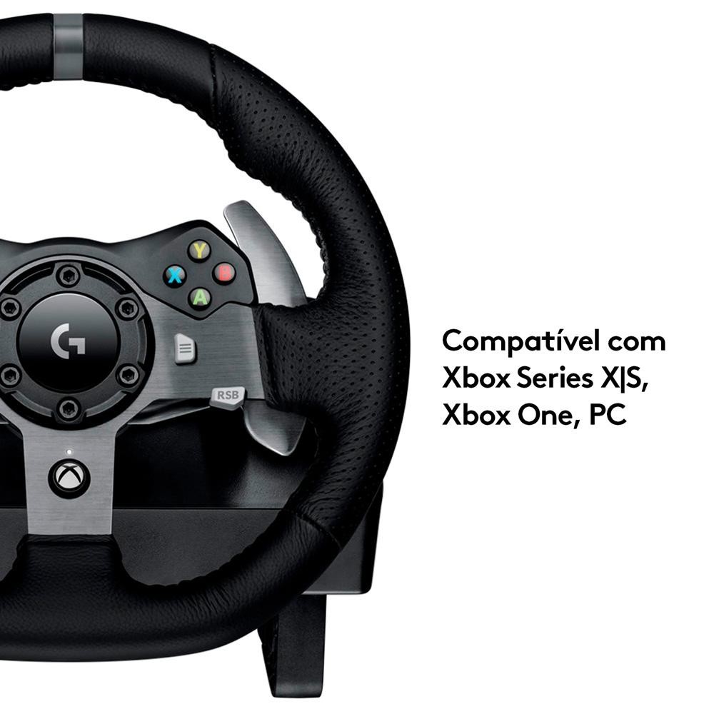 Volante Logitech G920 Driving Force para Xbox Series X|S, Xbox One e PC