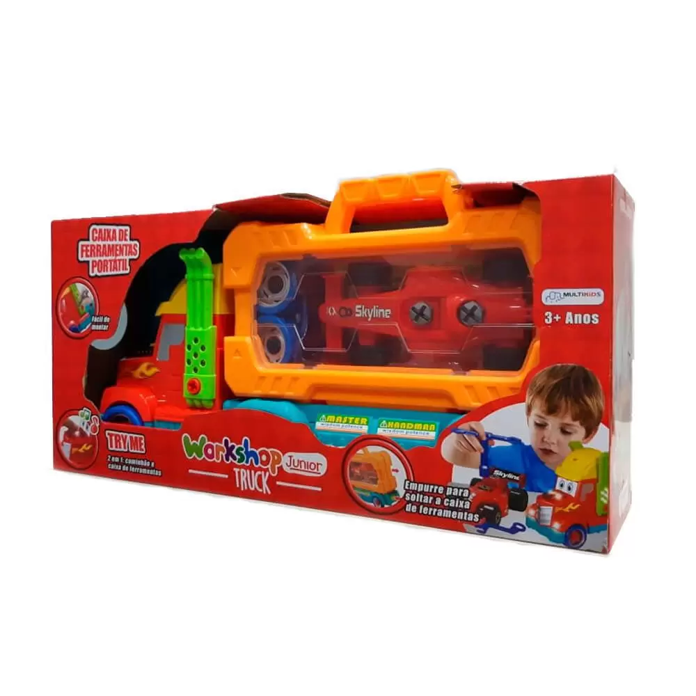 Workshop Junior Truck F1 Multikids - BR781 multilaser