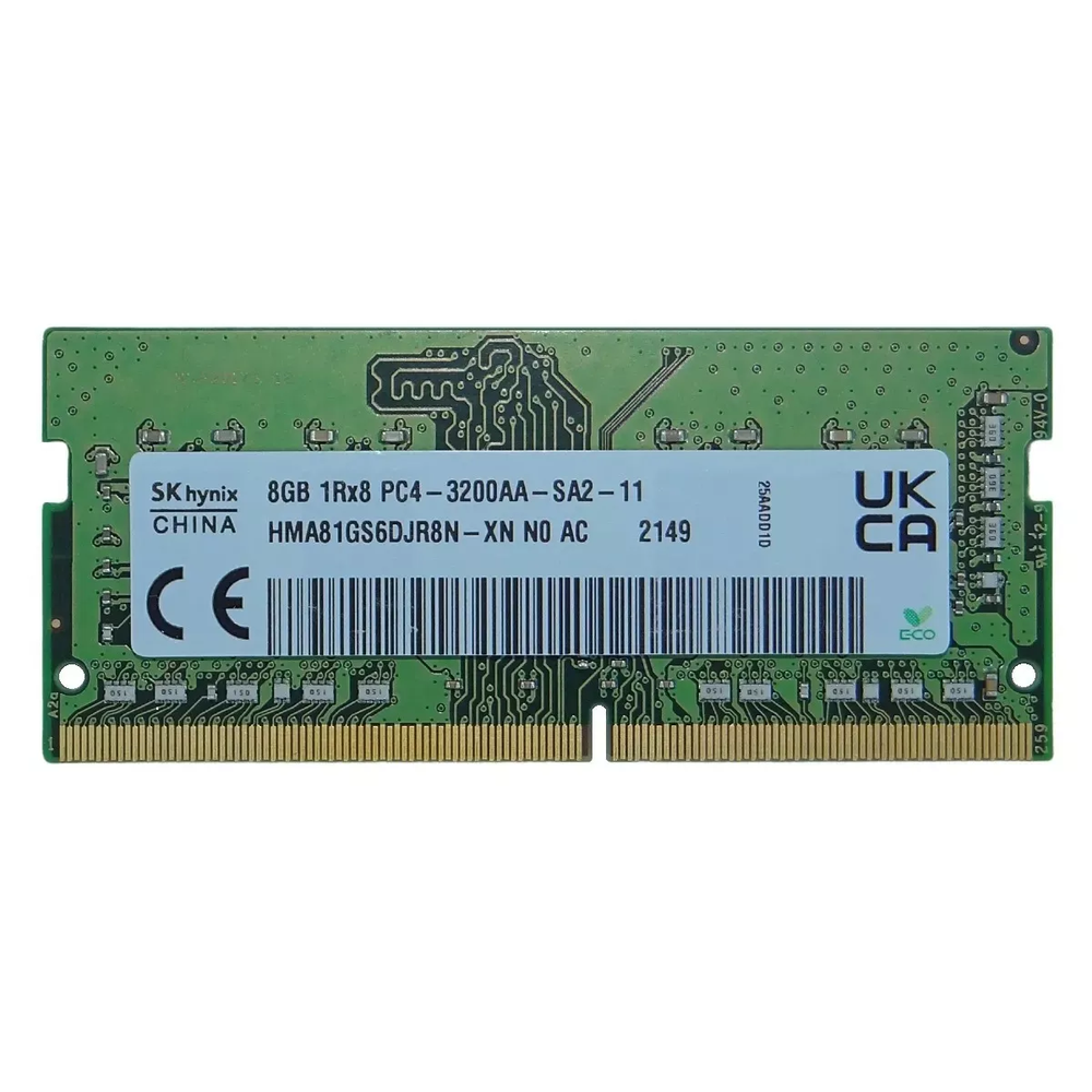 Memória DDR4, 8GB, 3200 Mzh, SK Hynix 