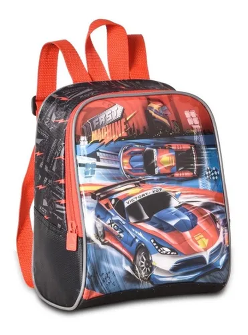 Kit Escolar Meninos Mochila Lancheira E Estojo Carros