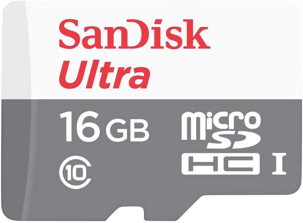 SanDisk Cartão microSDHC Ultra SDSQUNS-016G-GN3MN 16GB 80MB/s UHS-I Classe 10