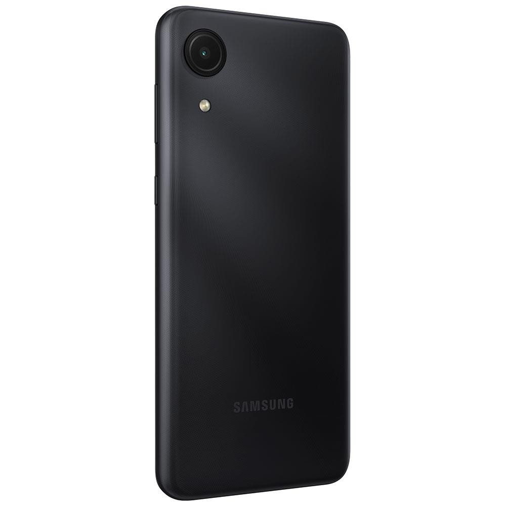 Smartphone Samsung Galaxy A03 Core Preto 32GB, 2GB RAM, Câmera Traseira de 8MP, Selfie de 5MP, Tela Infinita de 6.5