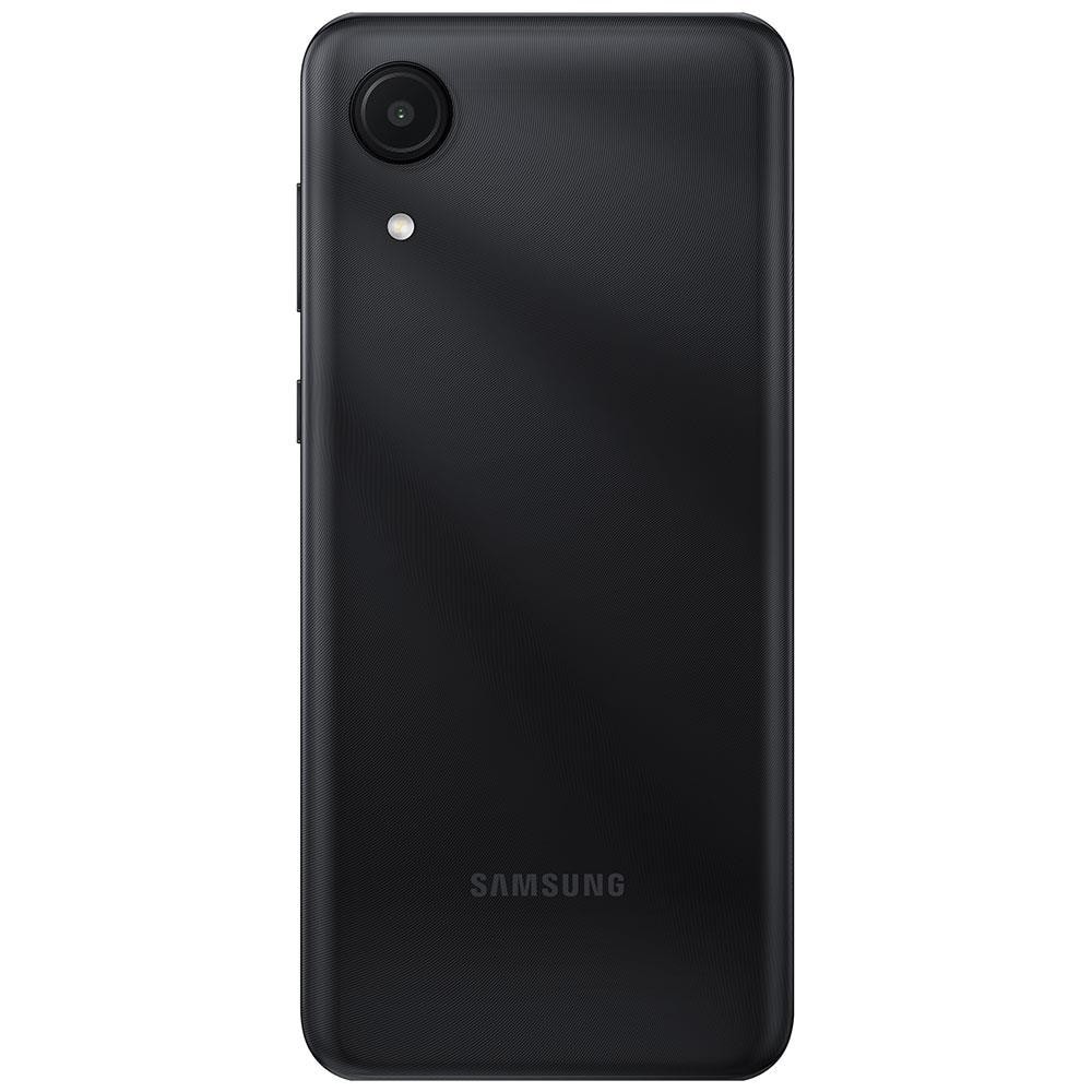 Smartphone Samsung Galaxy A03 Core Preto 32GB, 2GB RAM, Câmera Traseira de 8MP, Selfie de 5MP, Tela Infinita de 6.5