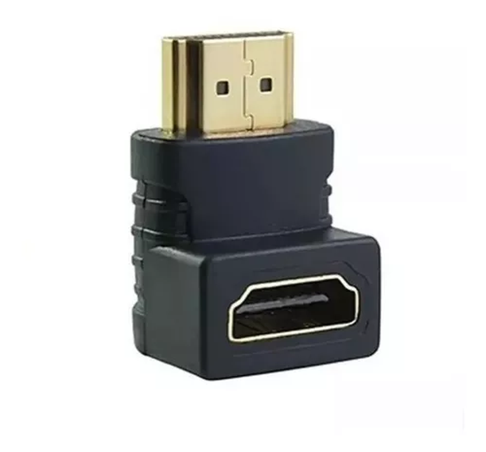 Adaptador Hdmi 90 Graus Em L Macho X Fêmea 1.4 