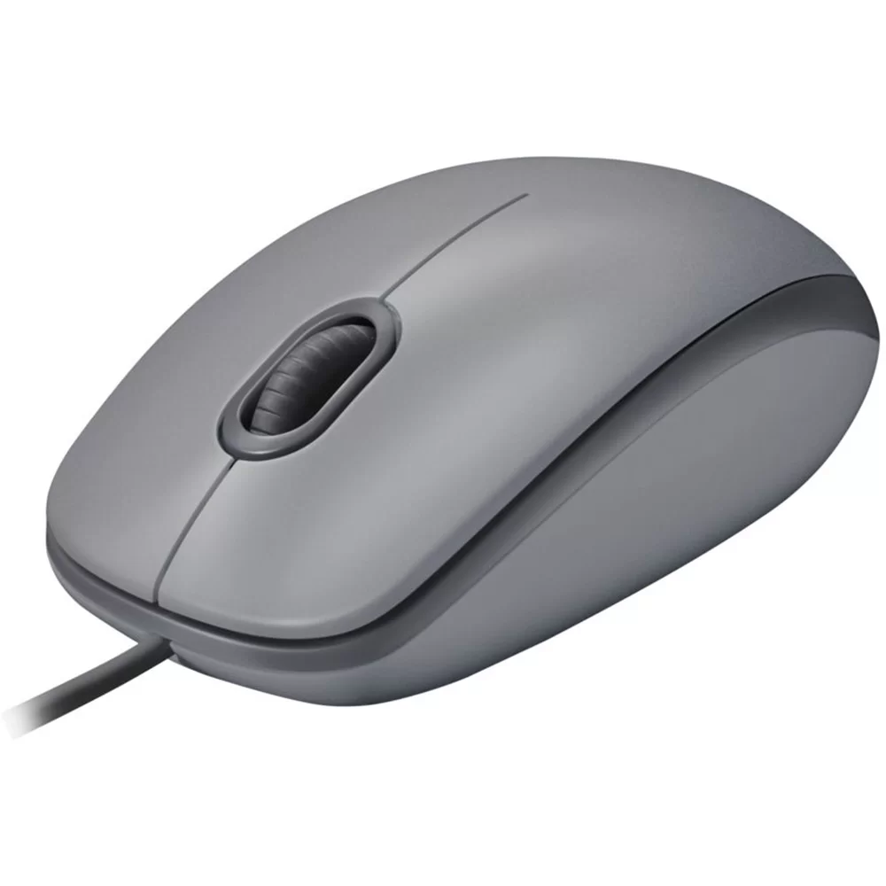 Mouse óptico usb M110 Silent Cinza Logitech