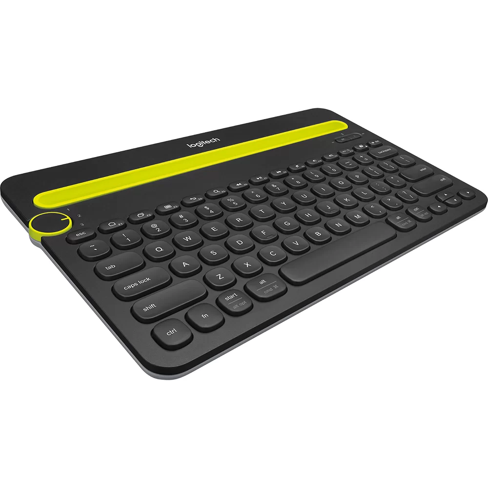 Teclado sem fio Logitech K480 com Suporte Integrado para Smartphone e Tablet, Conexão Bluetooth para até 3 dispositivos 