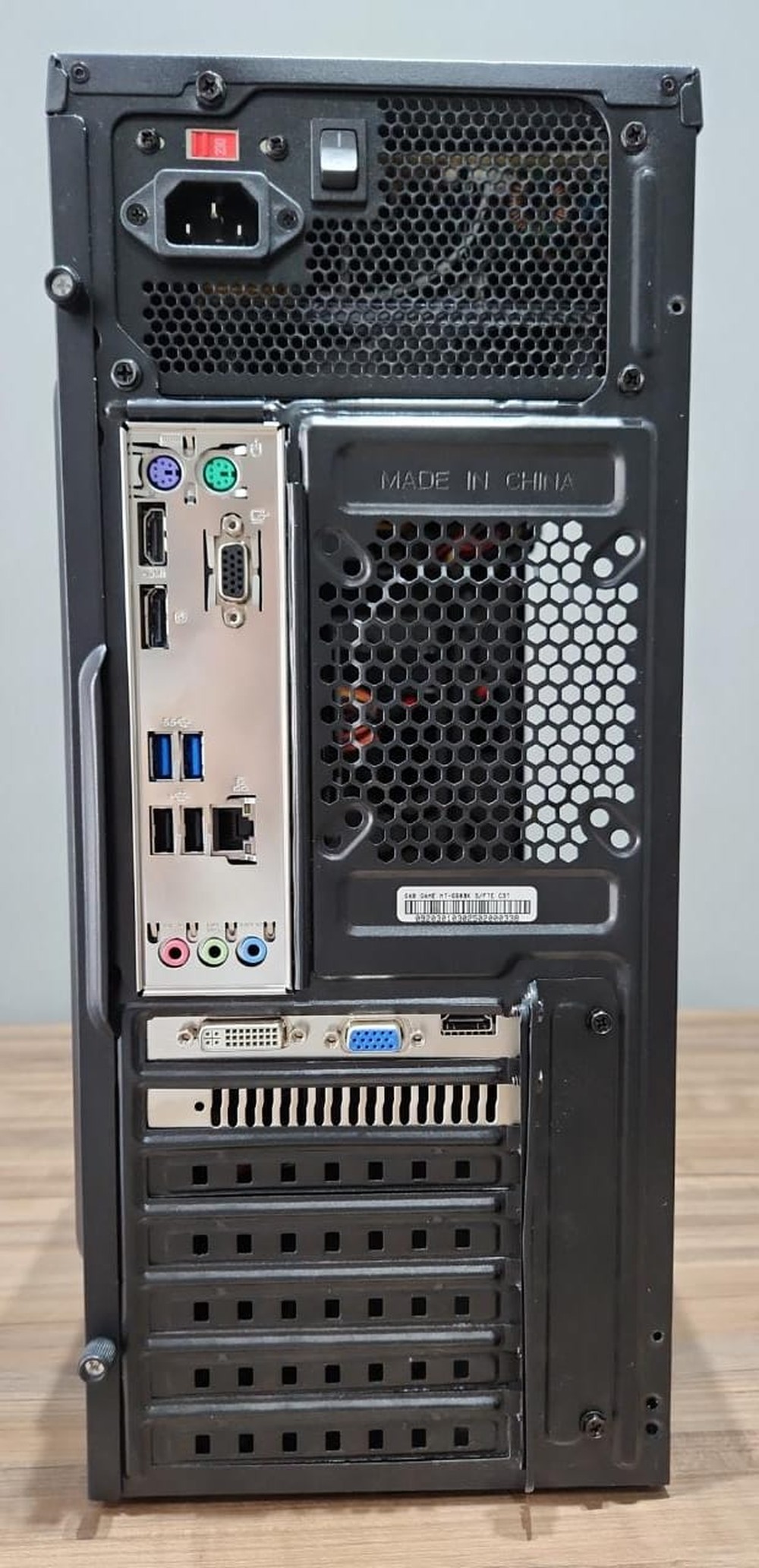 Computador Gamer Intel i3F, Memória 8Gb DDR4, SSD 240GB M.2, VGA (BC)