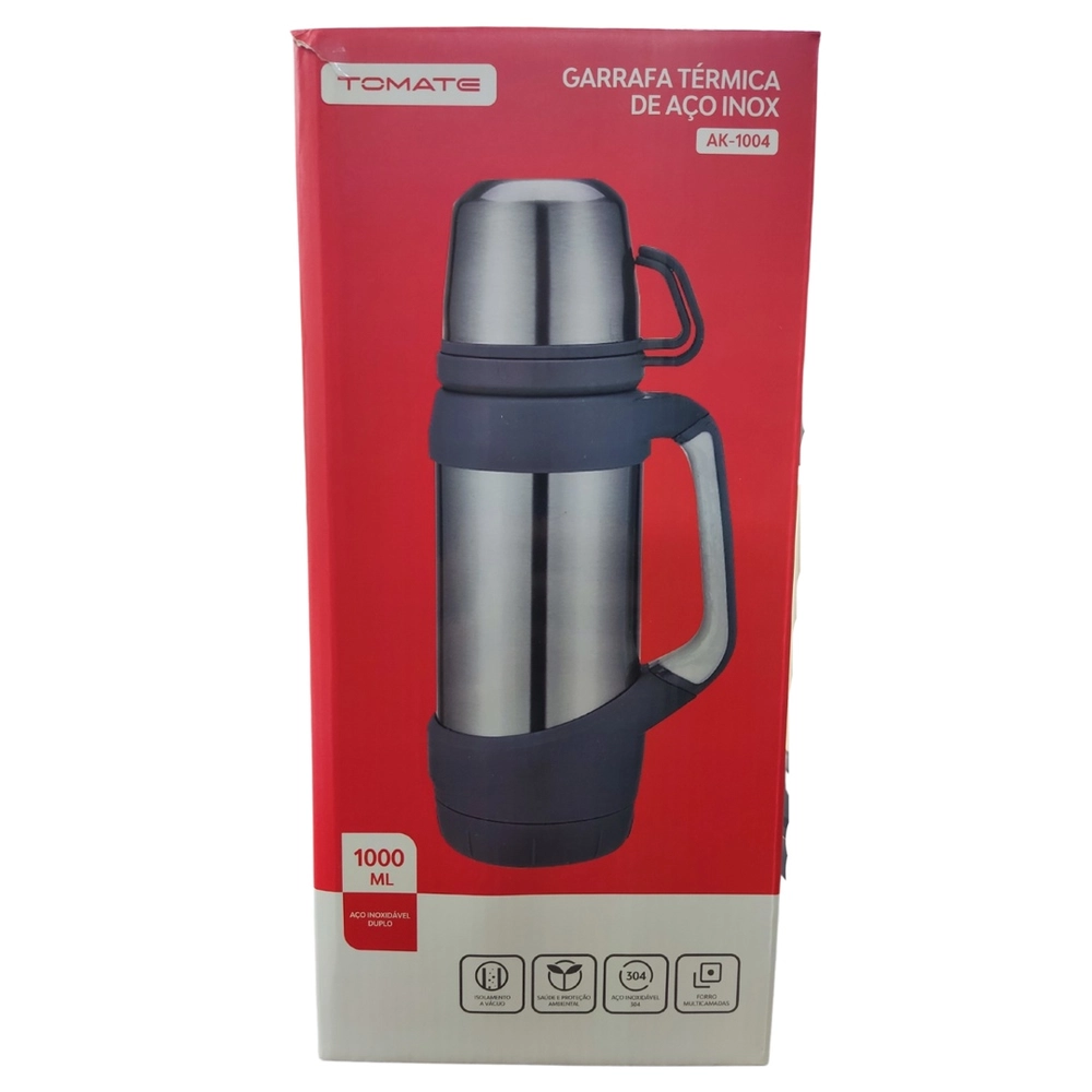 Garrafa Térmica de Aço Inox 1L