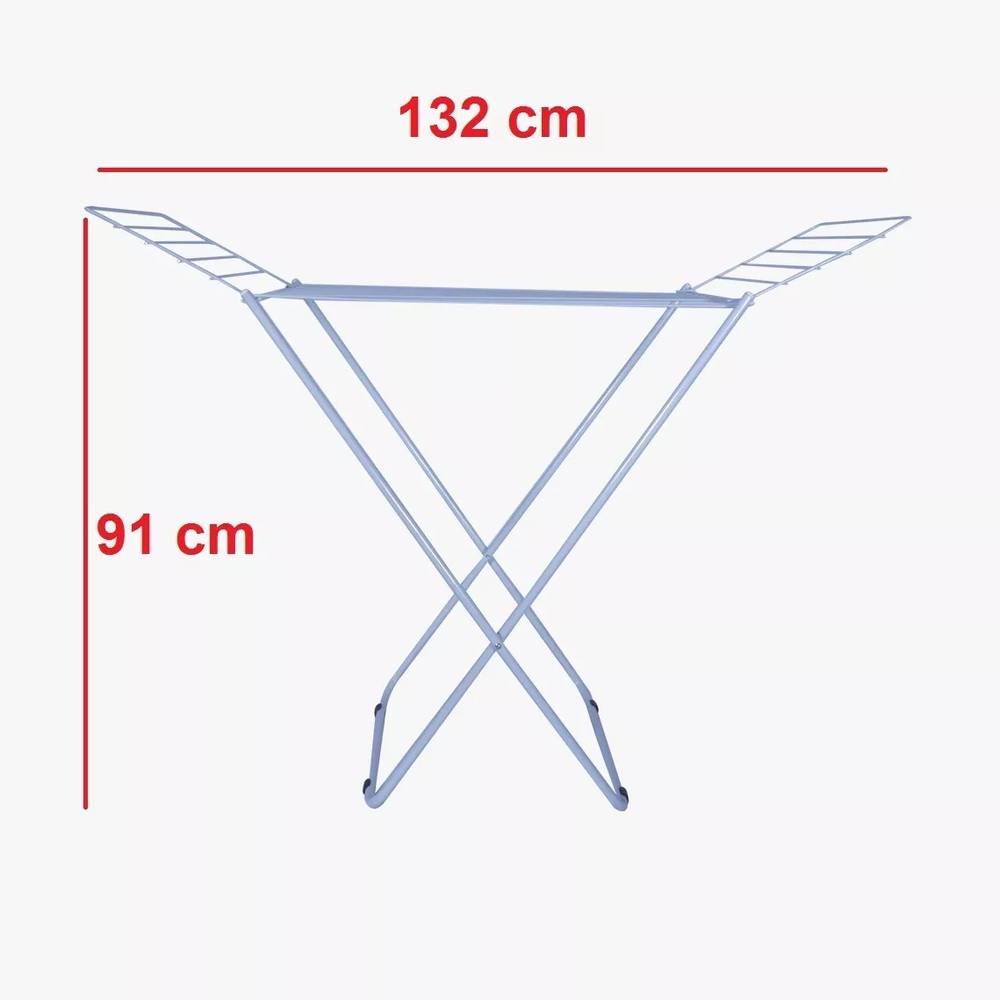 Varal De Chão Com Abas - Dobrável 