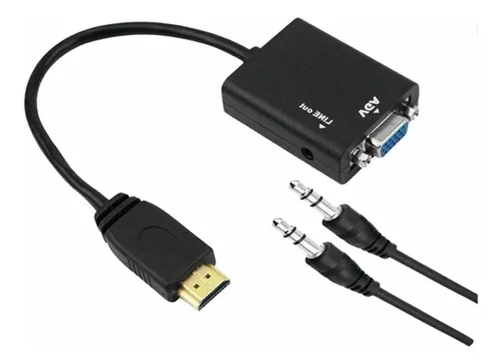 Cabo Conversor VGA para HDMI 1080p