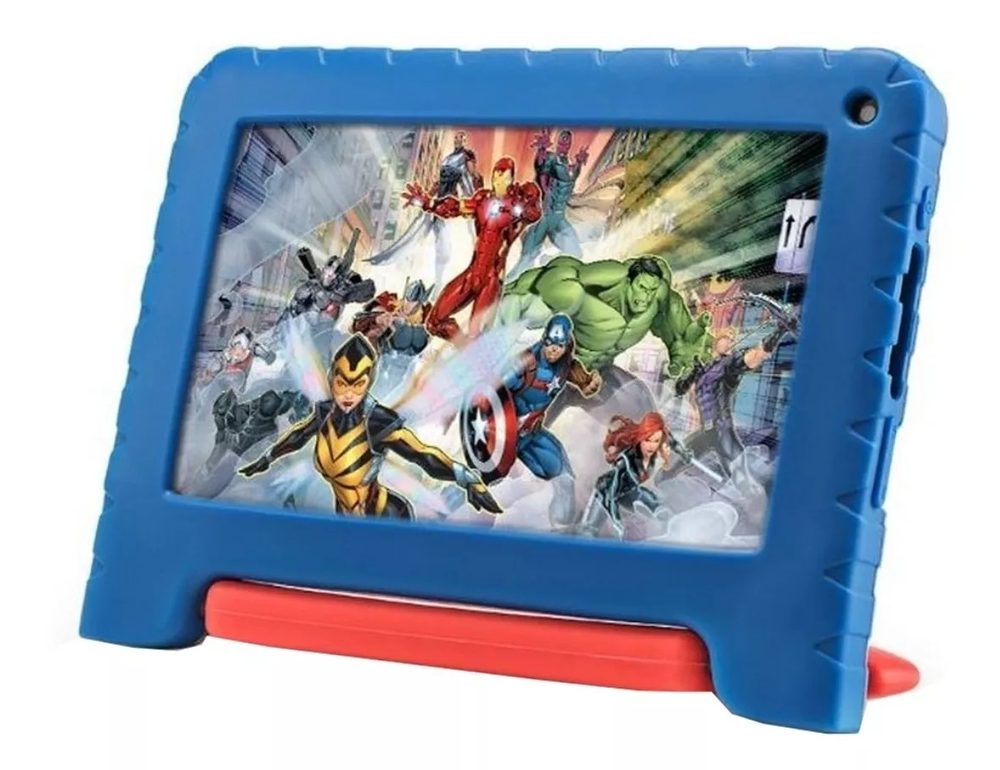 Tablet Multilaser Avengers NB371 7 Polegadas Quad-Core Android 11 - Azul
