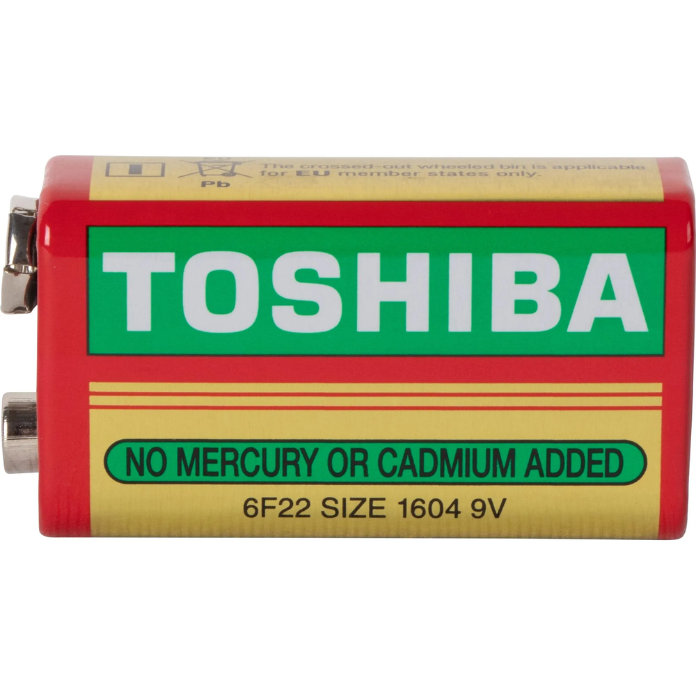 Bateria Zinco 9v 6F22KG Toshiba